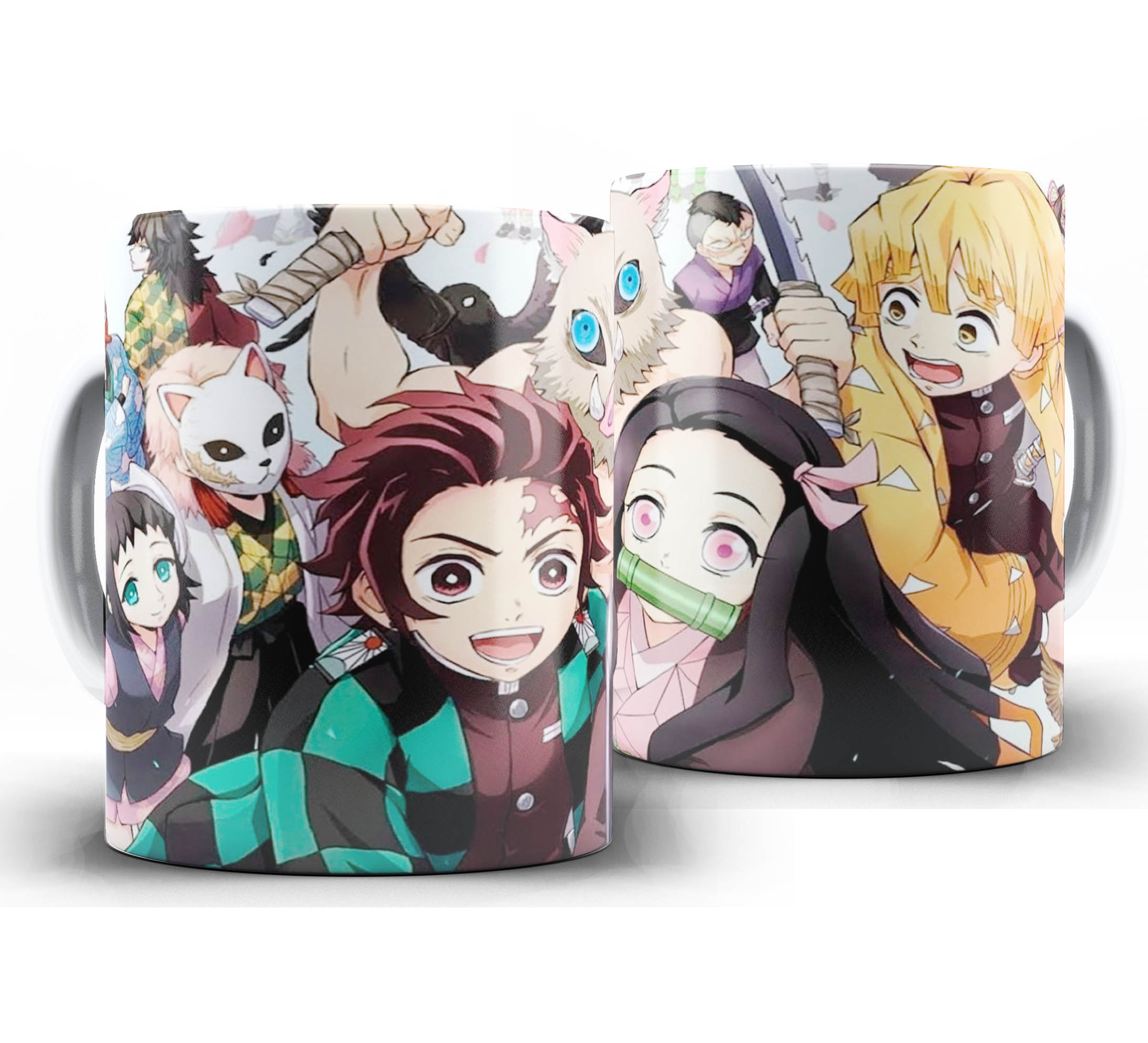 Caneca Anime - Demon Slayer Kimetsu no Yaiba W39 - Personagens